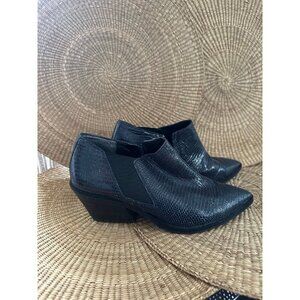 Franco Sarto Black bootie heels size 8